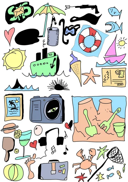 Summer doodles collection
