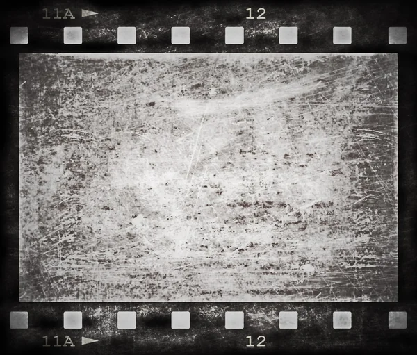 Branco velho grunge filme tira quadro fundo — Fotografia de Stock