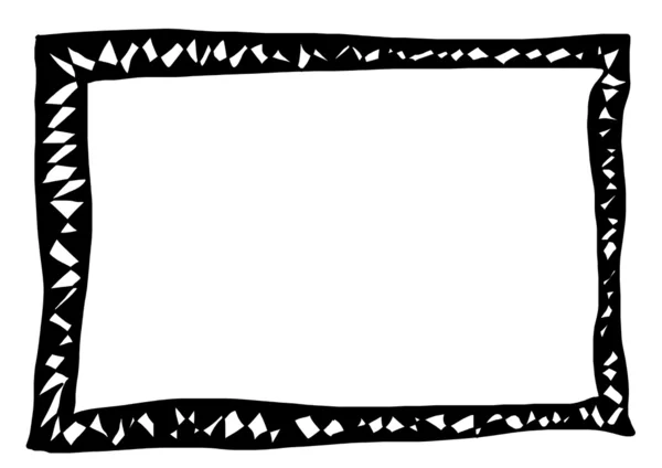 Handgezeichneter Doodle-Rahmen — Stockfoto