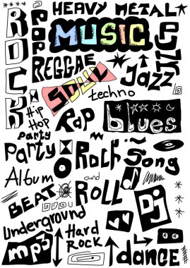 müzik sözleri sorunsuz arka plan
