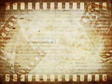 Old film roll background clipart