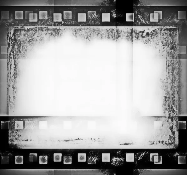 Vierge vieux film grunge bande cadre arrière-plan — Photo