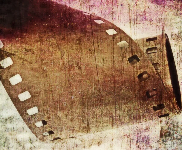 Old film roll background — Stock Photo, Image