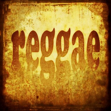 Reggae söz müzik arka plan