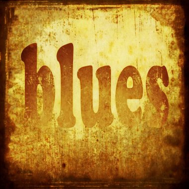 Blues söz müzik arka plan