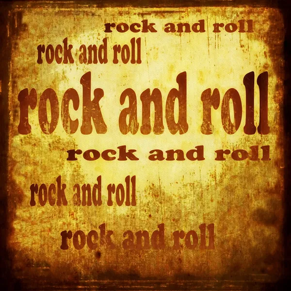 Rock and roll word background — стоковое фото