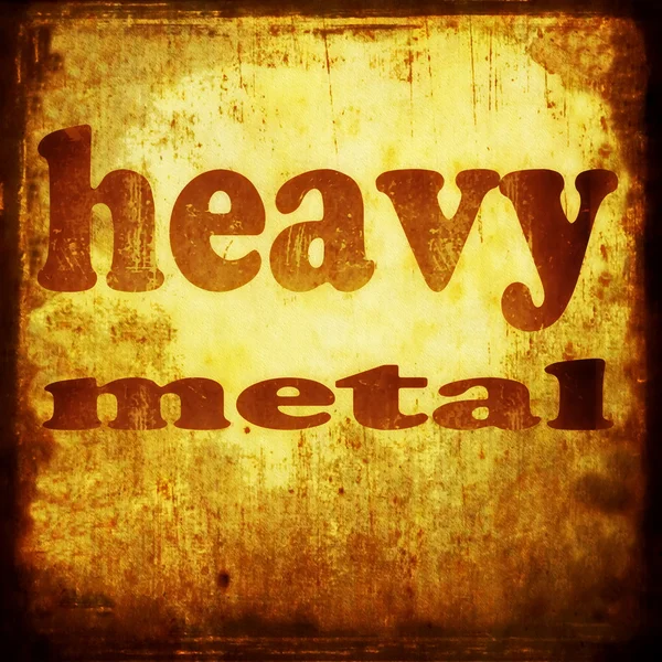 Heavy metal mot musique fond — Photo