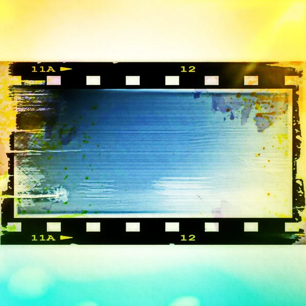 空白古いグランジ フィルム ストリップ フレームの背景 — ストック写真