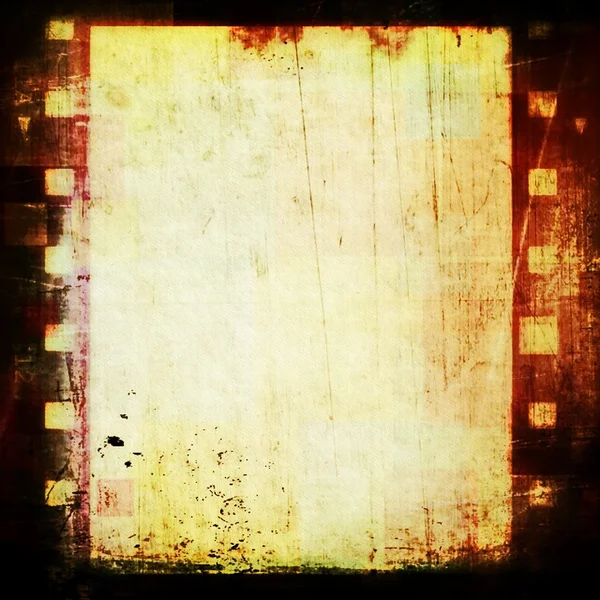 Grunge film strip frame achtergrond — Stockfoto