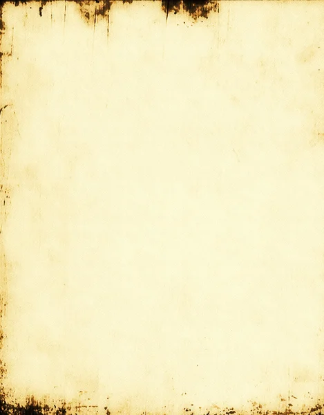 Sheet of old, soiled paper background, grunge texture — Stock Photo, Image