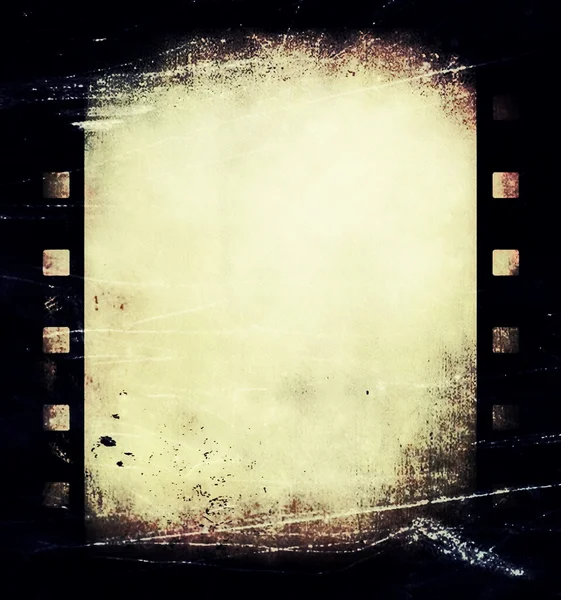 Old grunge film strip frame background — Stock Photo, Image