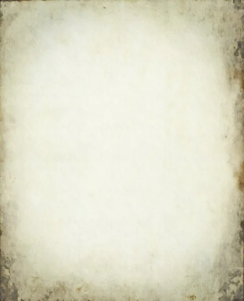 Sheet of old, soiled paper background, grunge texture — Stock Photo, Image