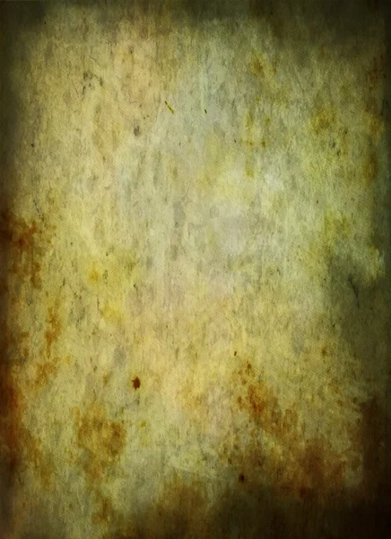 Sheet of old, soiled paper background, grunge texture — Stock Photo, Image