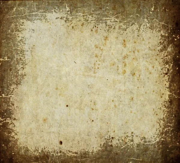 Blatt alter, verschmutzter Papierhintergrund, Grunge-Textur — Stockfoto