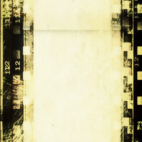 Gammal grunge film strip ram bakgrund — Stockfoto