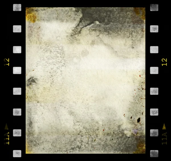 Oude grunge film strip frame achtergrond — Stockfoto