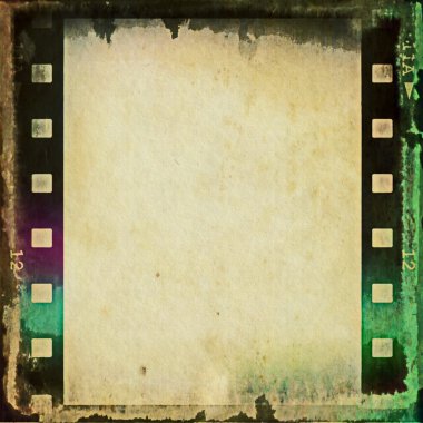 eski grunge film şeridi çerçeve arka plan