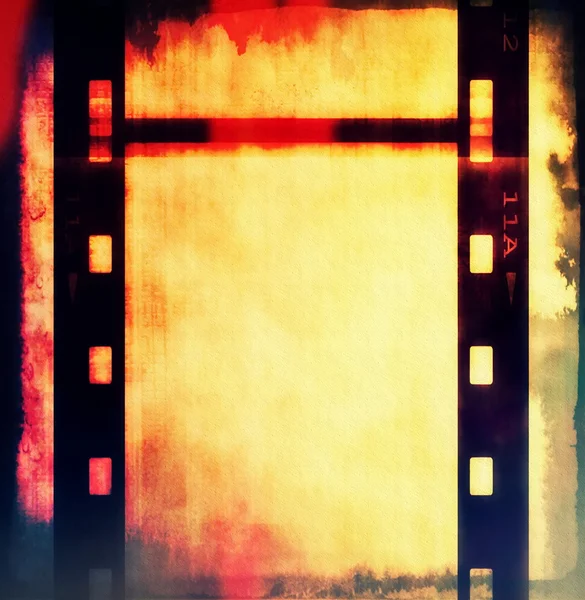 Gammal grunge film strip ram bakgrund — Stockfoto