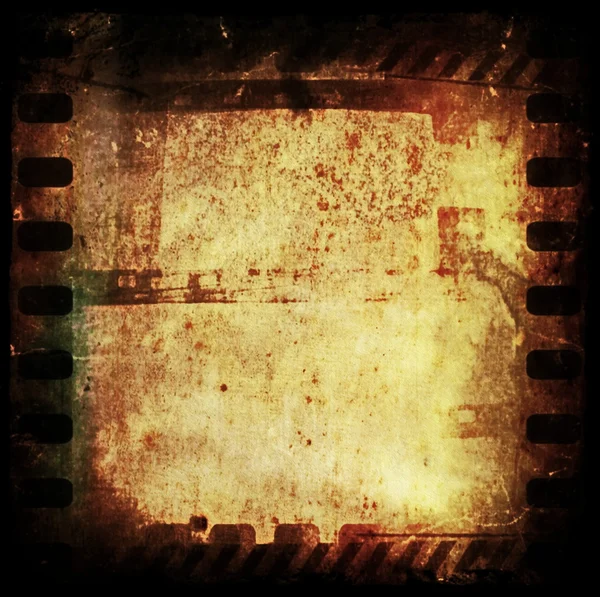 Old dirty grunge film strip background — Stock Photo, Image