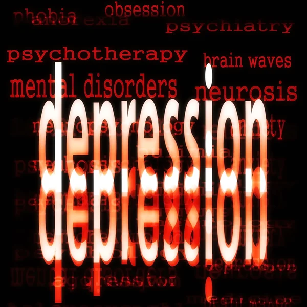 Concept depression — Stock Photo, Image