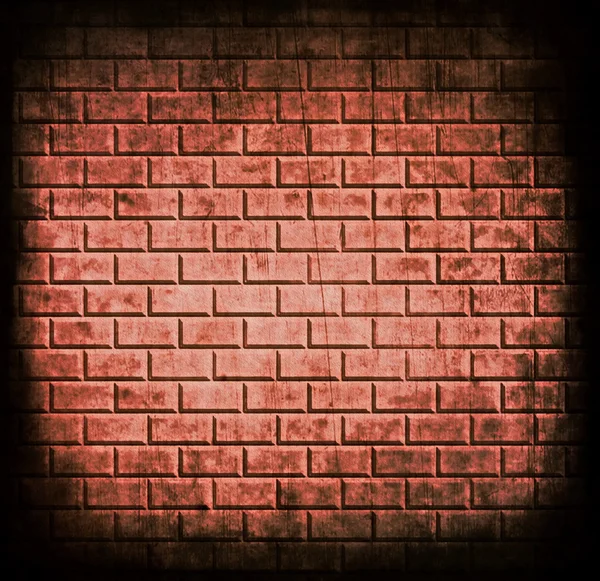 Red brick wall seamless background — Stock Photo, Image