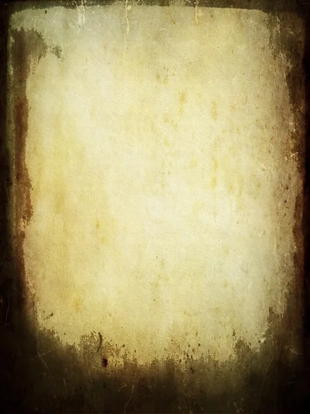 Sheet of old, soiled paper background, grunge texture — Stock Photo, Image