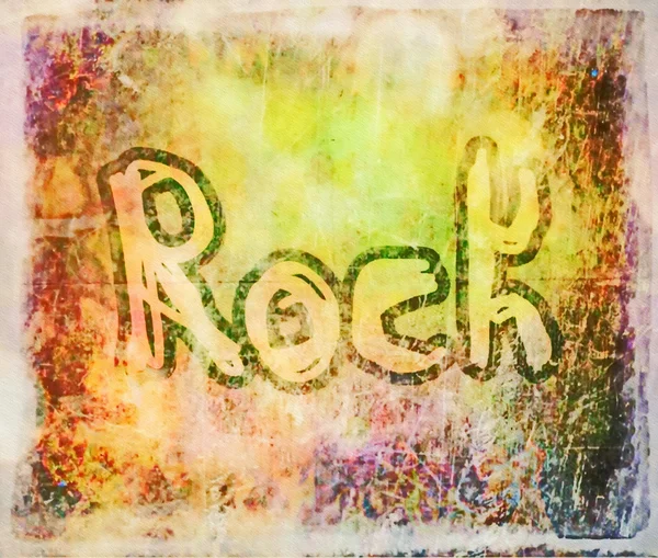 Rock música palavra fundos e textura — Fotografia de Stock