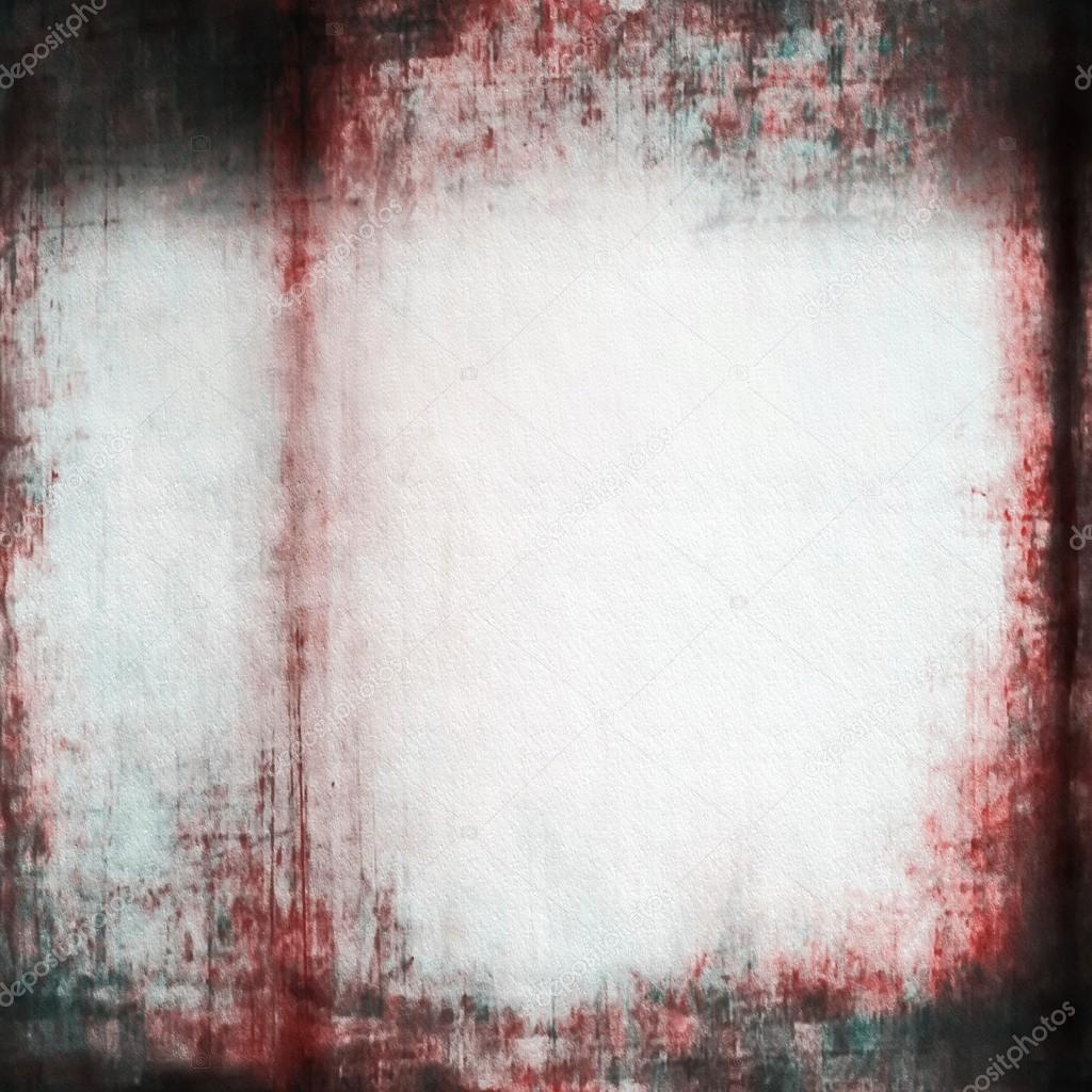 Abstract grunge horror wall red background
