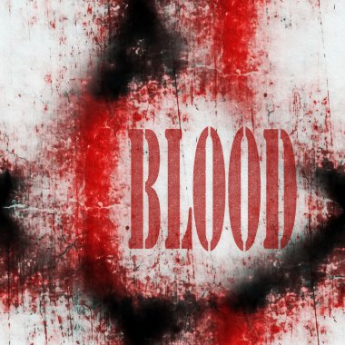 kavram kan duvar grungy arka plan