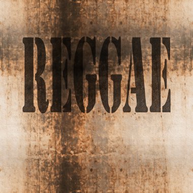 Reggae söz müzik soyut grunge arka plan