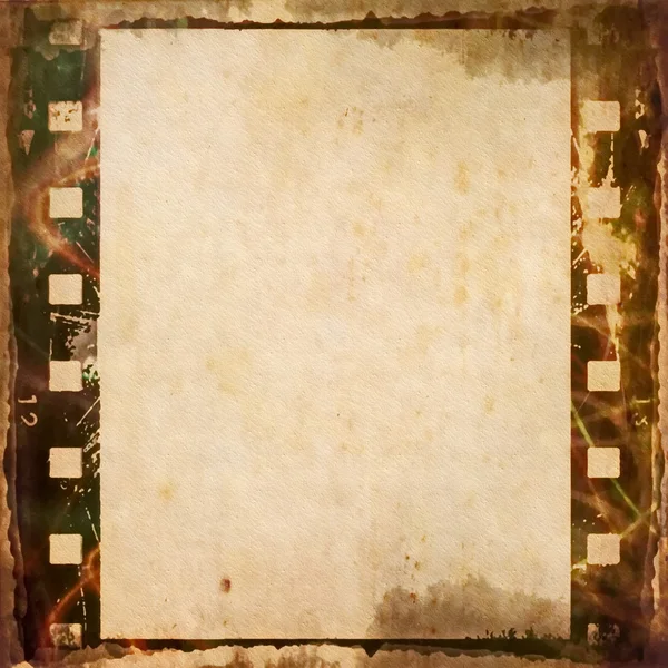 Old grunge film strip background — Stock Photo, Image