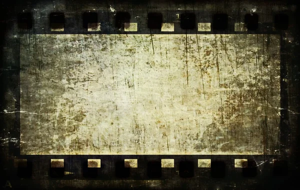 Vecchio bianco pellicola striscia cornice sfondo — Foto Stock