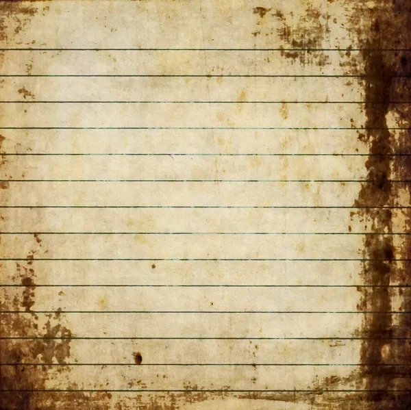 Sheet of old, soiled paper background, grunge texture — Stock Photo, Image