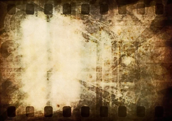 古い空白のフィルム ストリップのフレームの背景 — ストック写真