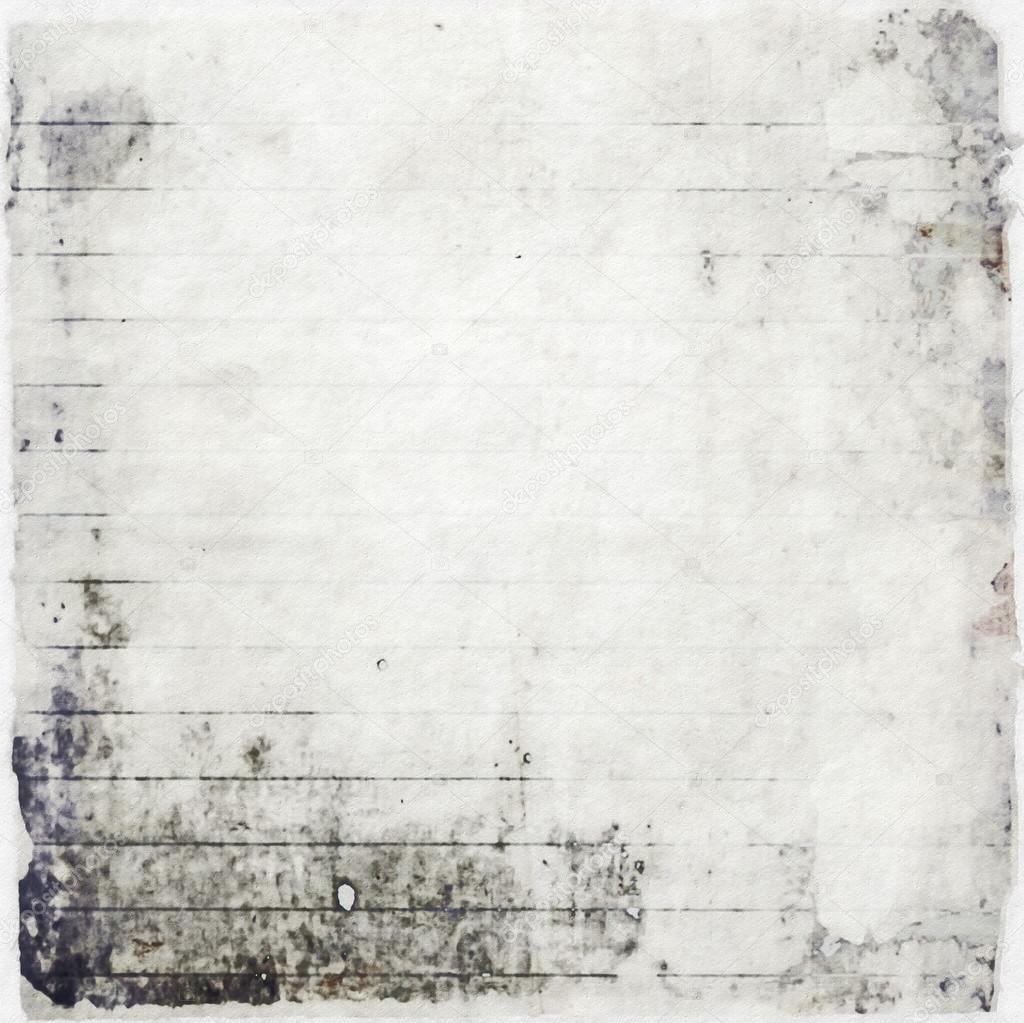 Sheet of old, soiled paper background, grunge texture