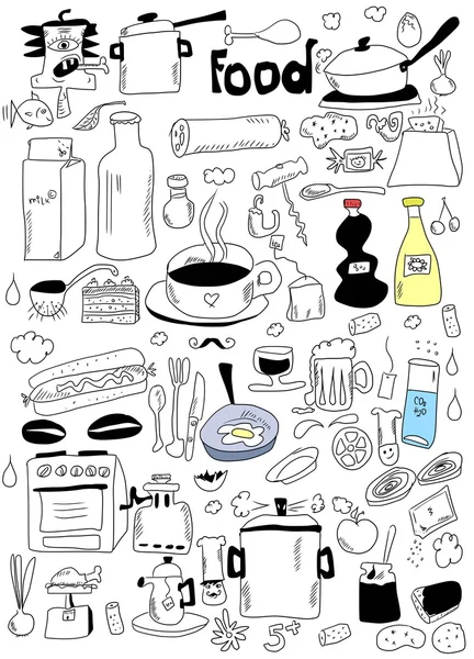 Doodle Food — Stock Photo, Image