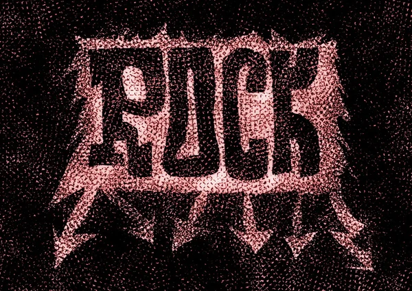 Doodle rock music icons background — Stock Photo, Image