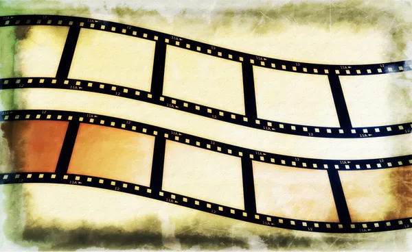 抽象的なグランジ フィルム ストリップの背景 — ストック写真