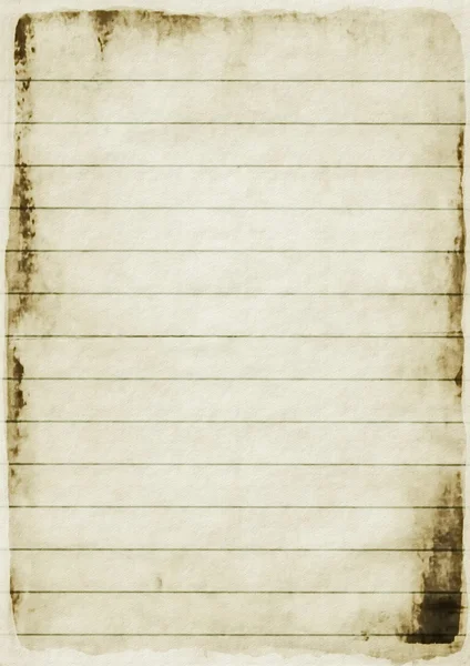 Sheet of old, soiled paper background, grunge texture — Stock Photo, Image