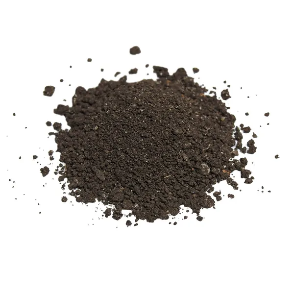 Pile of soil isolated on white background — Stock Photo, Image