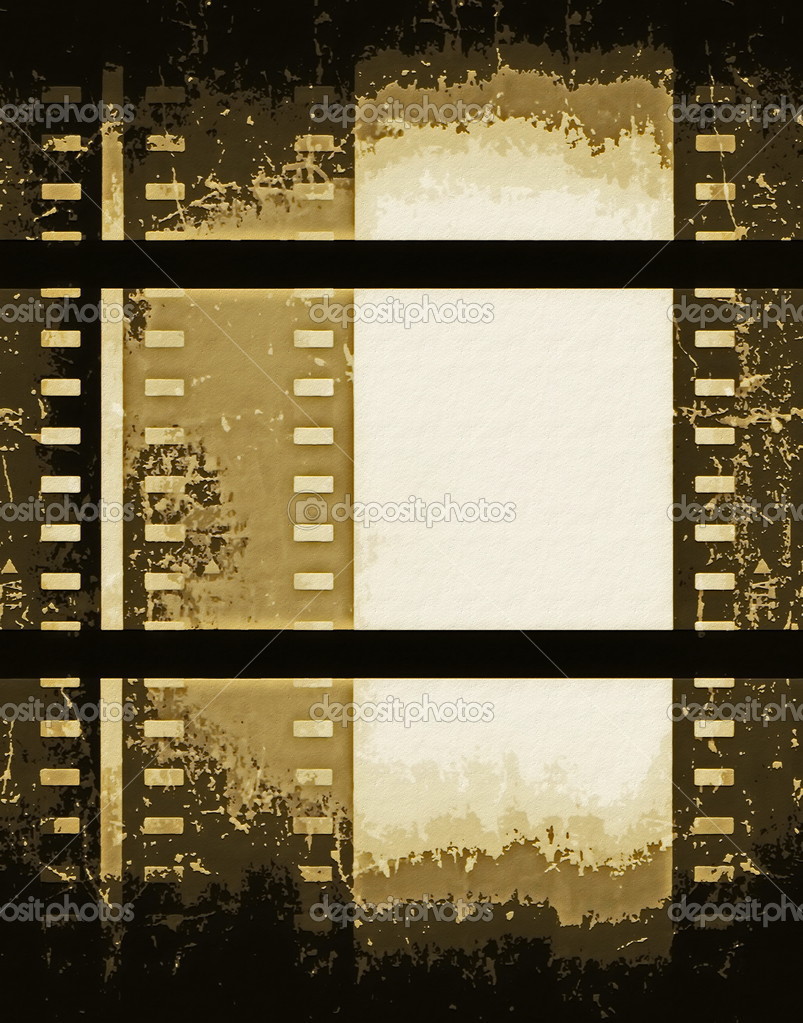 Old grunge film strip background