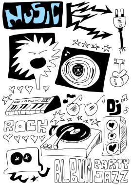 Doodle müzik arka plan