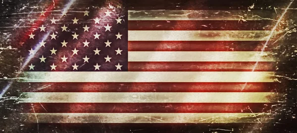 Grunge USA Flagge — Stockfoto