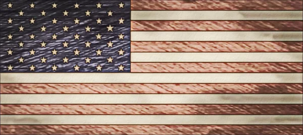 Grunge USA Flag — Stock Photo, Image