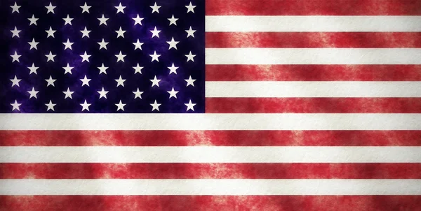 Гранж флаг США — стоковое фото