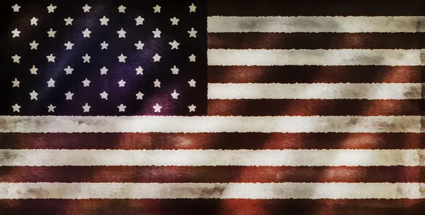 Drapeau grunge États-Unis — Photo