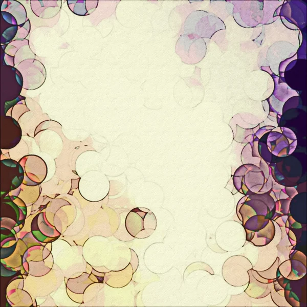 Abstracte kleur cirkels, grunge paper achtergrond en textuur — Stockfoto
