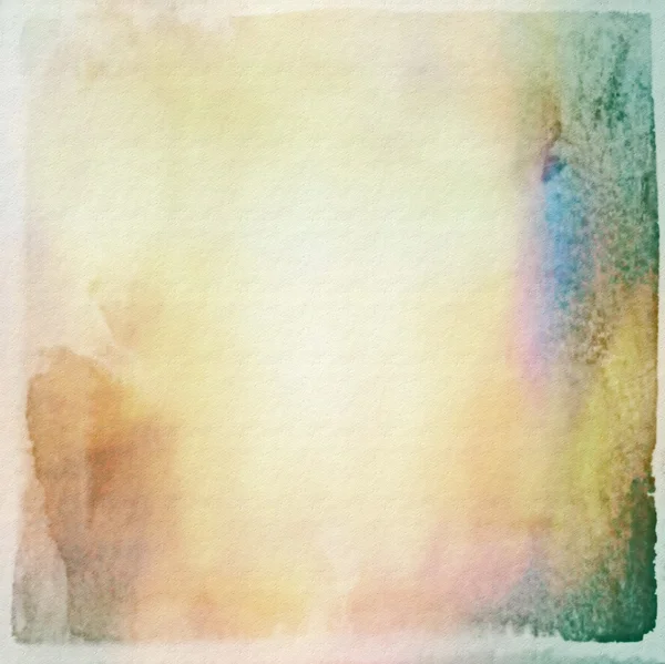 Fond d'aquarelle coloré abstrait, texture papier grunge — Photo