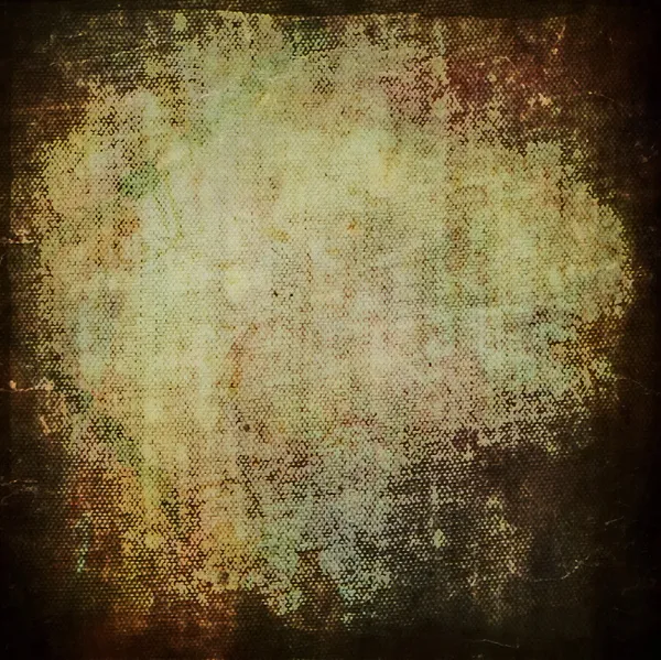 Порожня абстрактна олійна фарба гранжевий фон на текстурі полотна — стокове фото