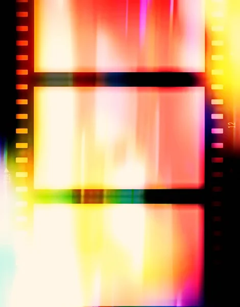 Farbe Film Roll Hintergrund und Textur — Stockfoto